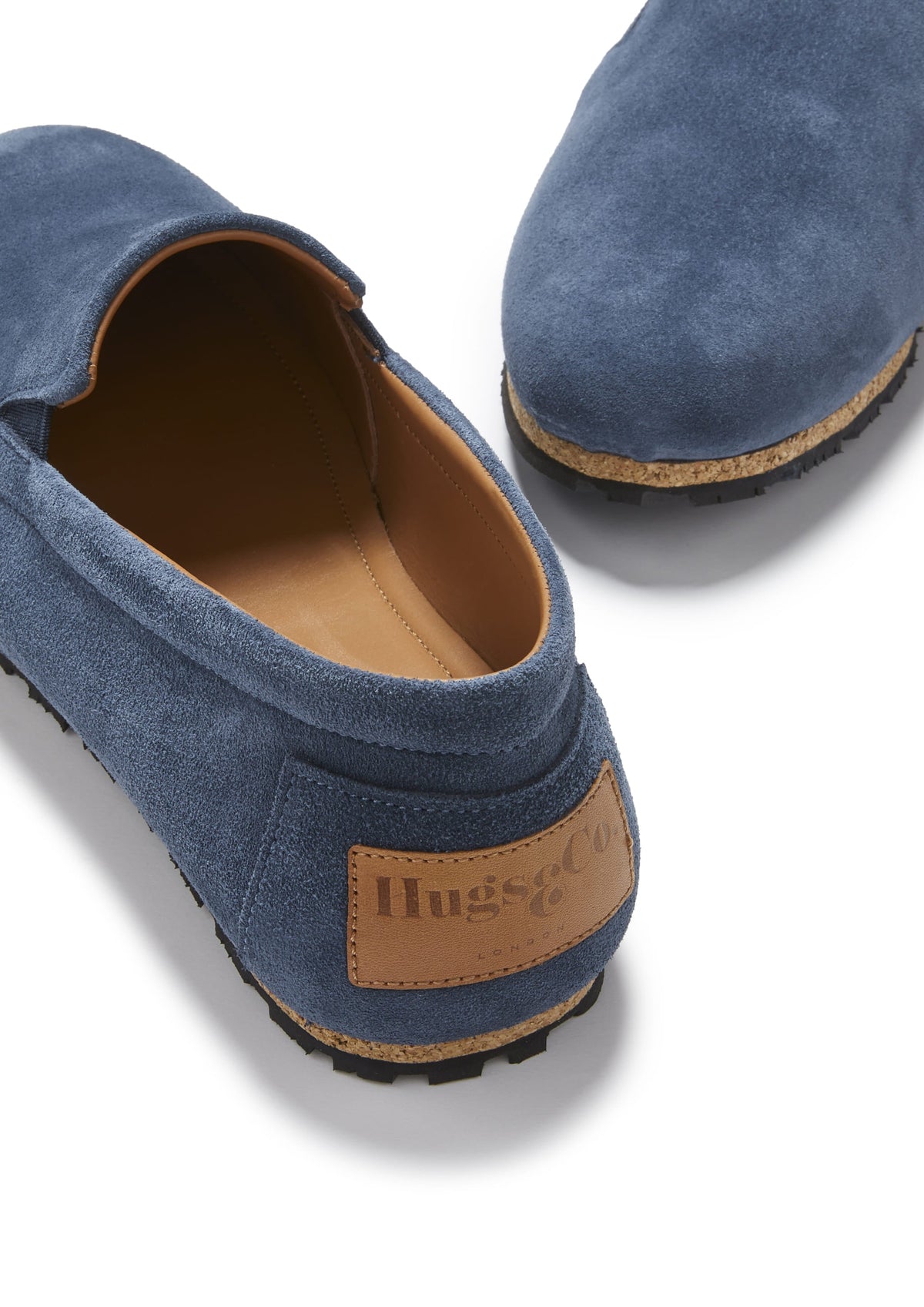 Hugs & Co. Denim Blue Suede Espadrilles with Upcycled Tyre Sole for Men