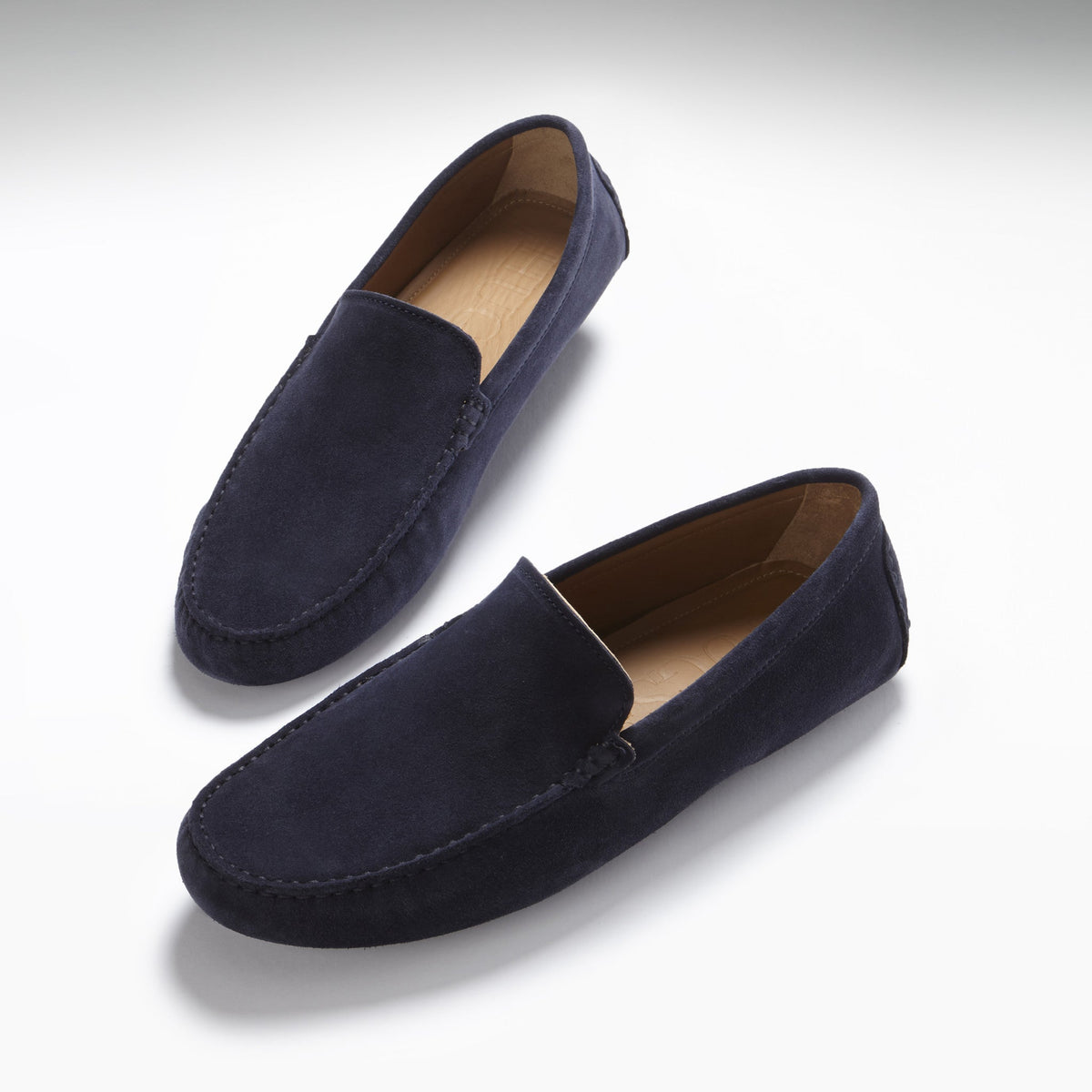 Hugs & Co. Navy Blue Suede Driving Loafers