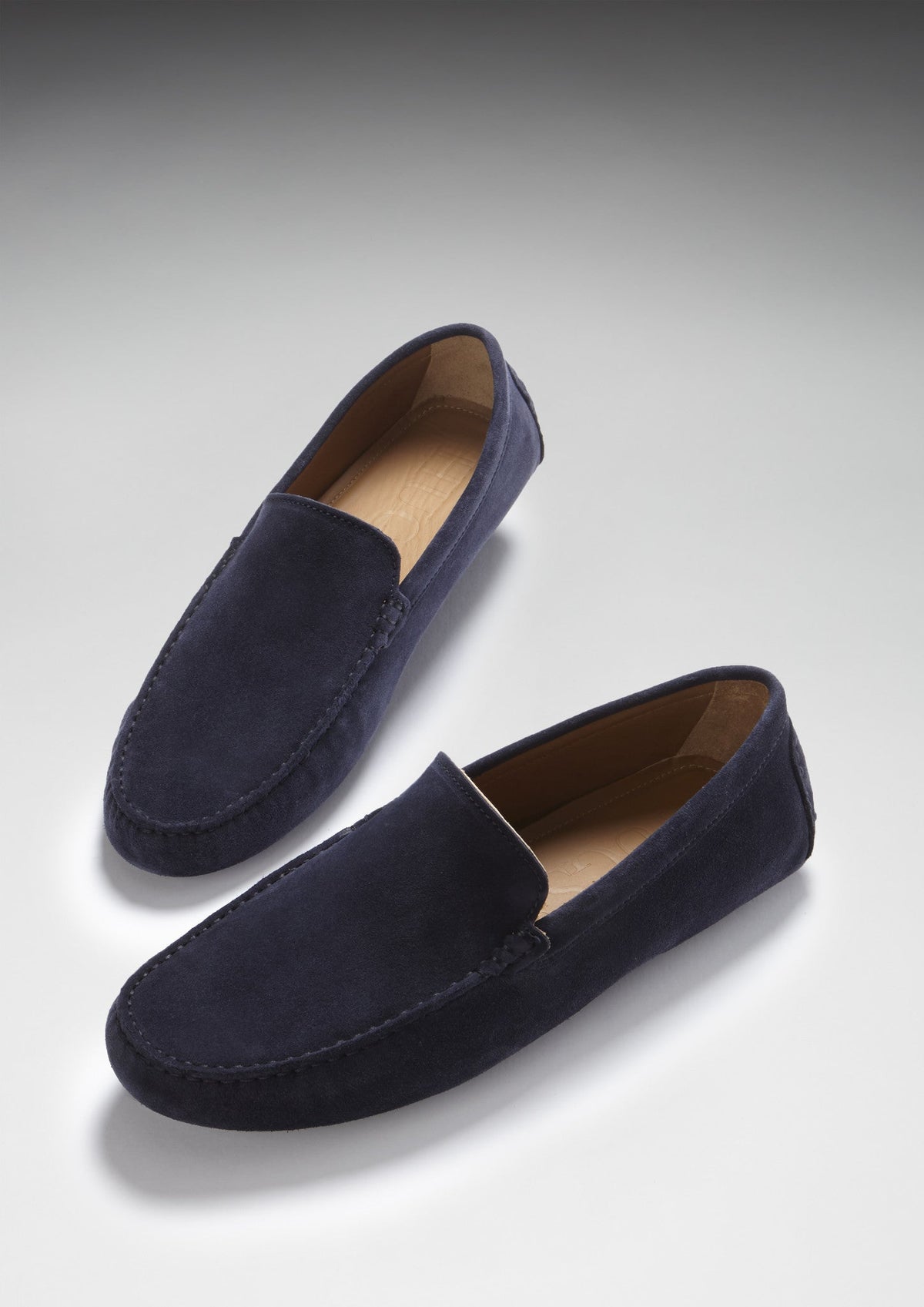 Hugs & Co. Navy Blue Suede Driving Loafers