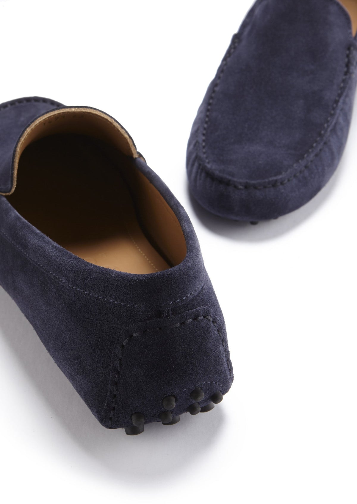 Hugs & Co. Navy Blue Suede Driving Loafers
