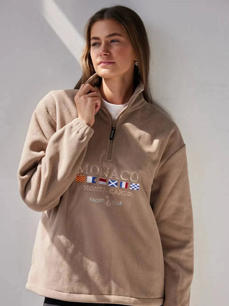 Monaco Vintage Fleece – Beige - Bascora