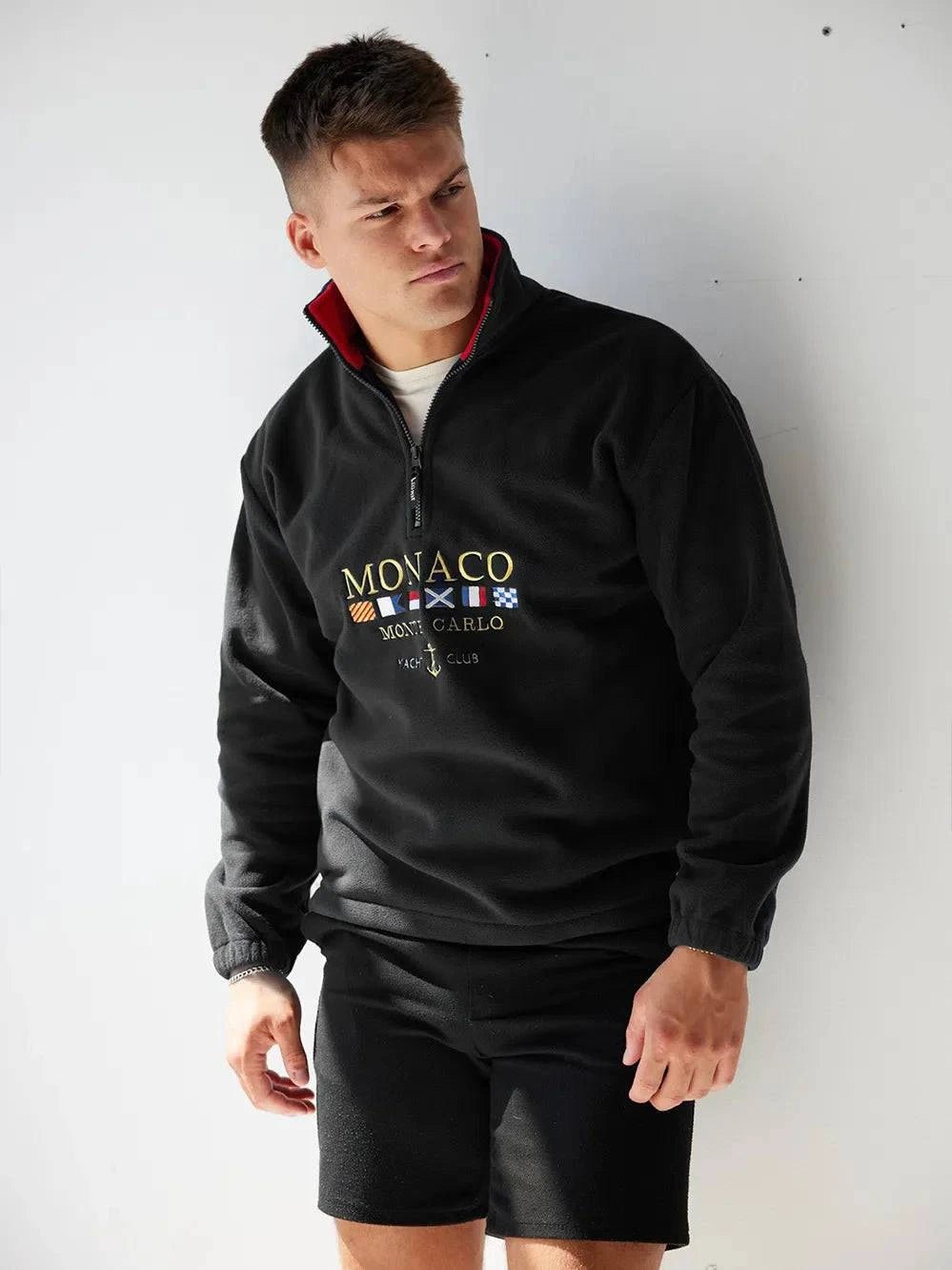 Monaco Vintage Fleece – Black - Bascora