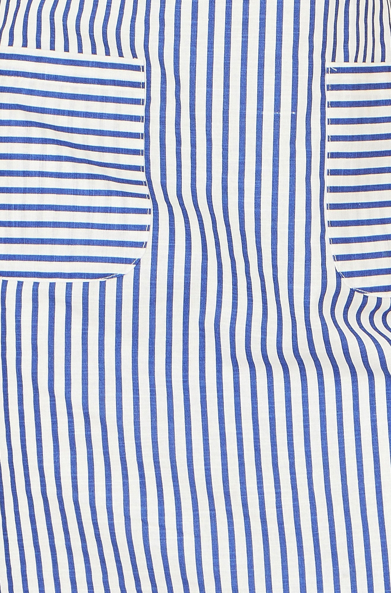 Navy Stripe Cotton Shift Dress - Bascora
