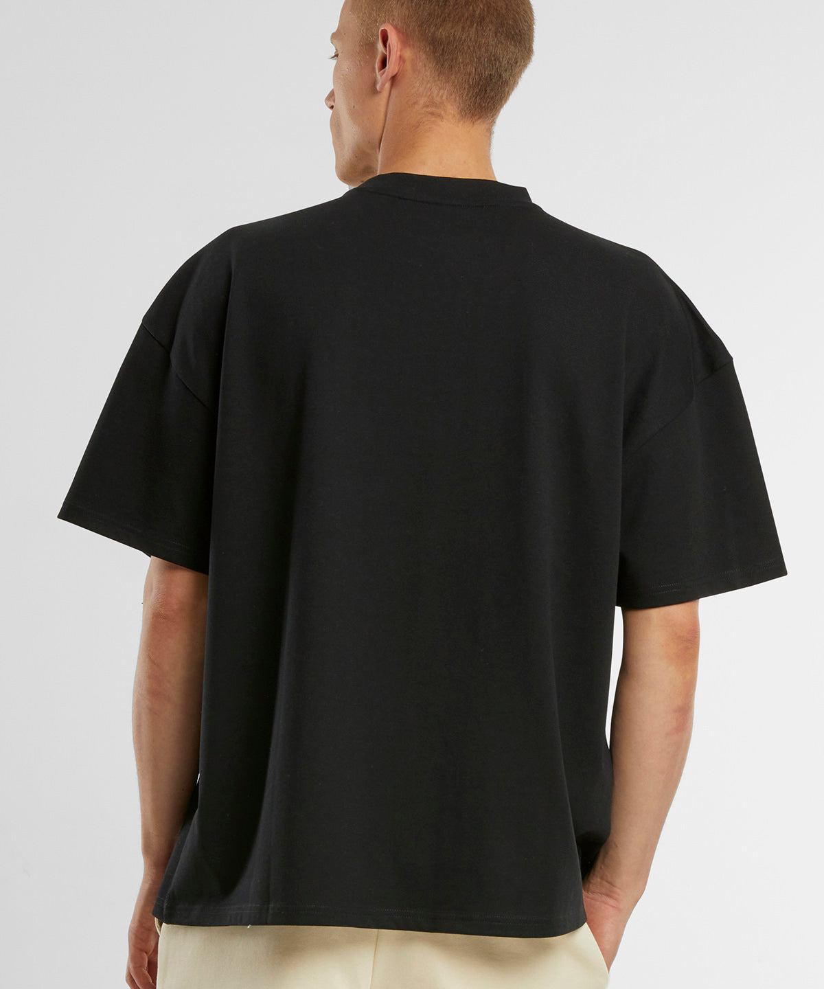 Camiseta extragrande orgánica de gran gramaje para hombre
