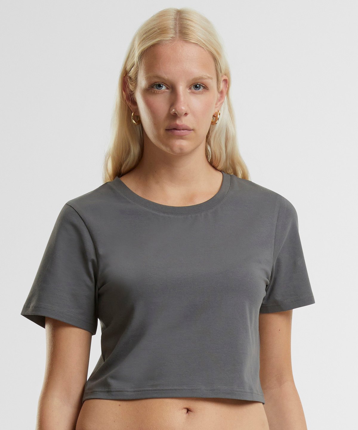 Camiseta corta elástica de algodón orgánico: Mujer