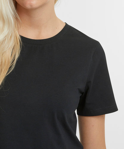 Camiseta corta elástica de algodón orgánico: Mujer