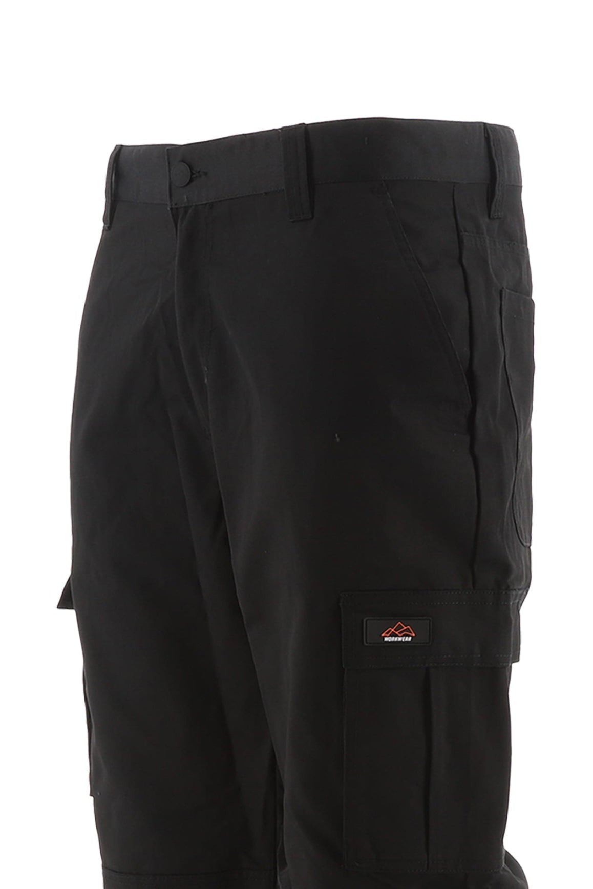 North Peak Workwear Vector Black Cargo Trousers - Bascora