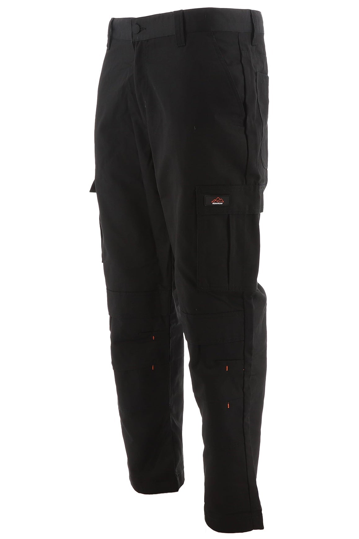 North Peak Workwear Vector Black Cargo Trousers - Bascora