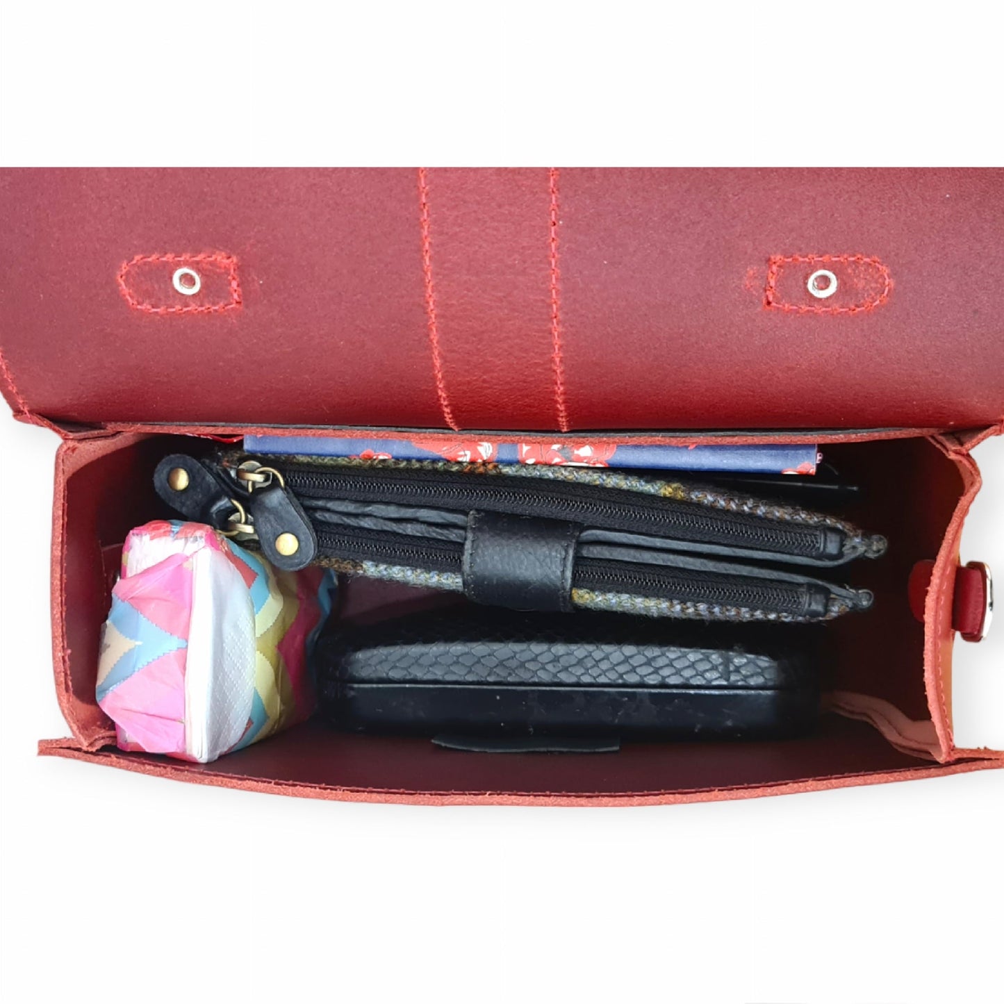 Olympia Handmade Leather Bag - Chestnut - Bascora