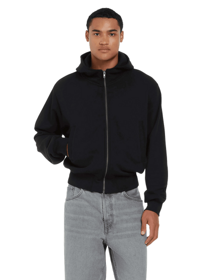Organic Bomber Jacket Hoodie – Unisex - Bascora