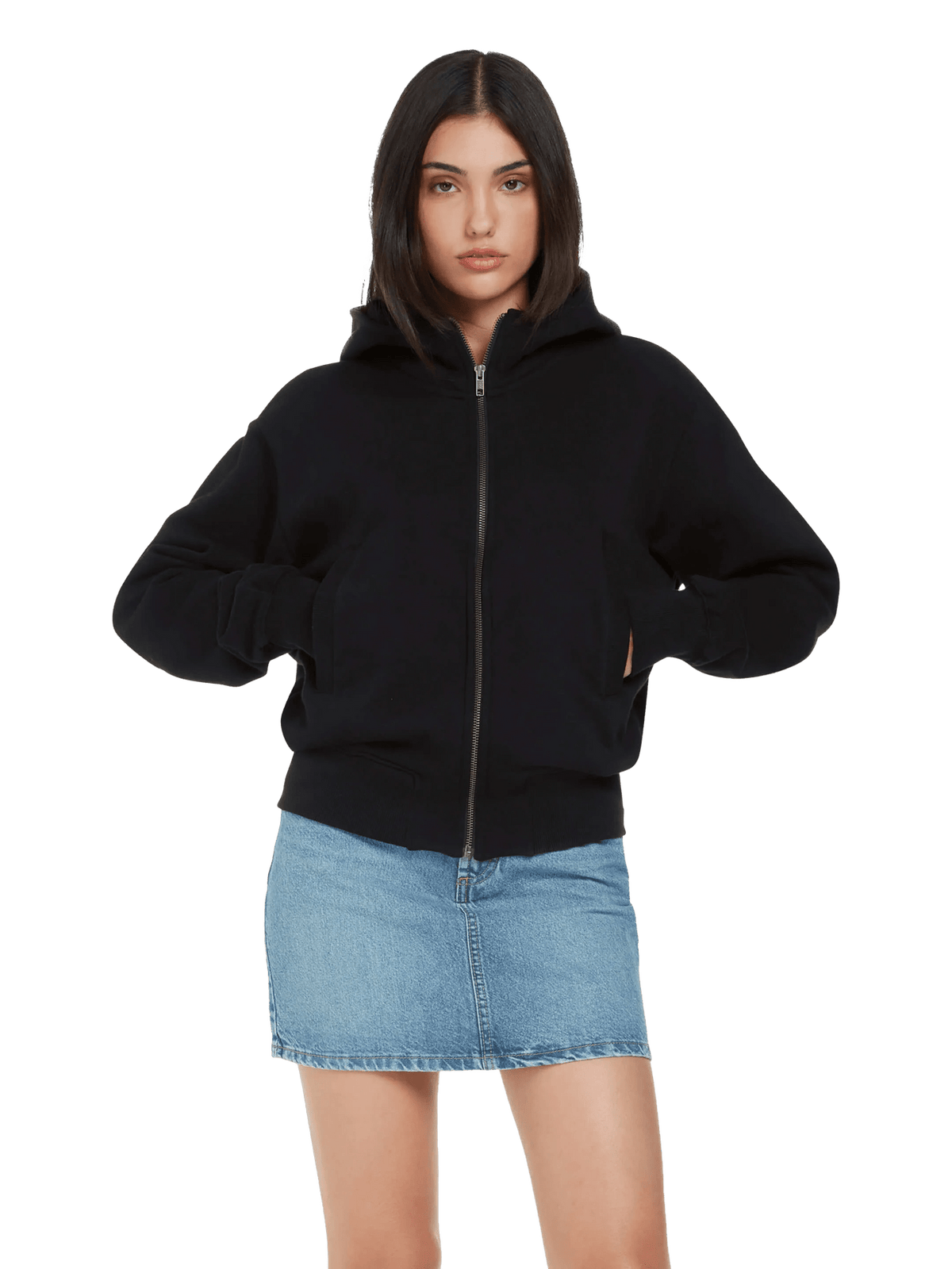 Organic Bomber Jacket Hoodie – Unisex - Bascora