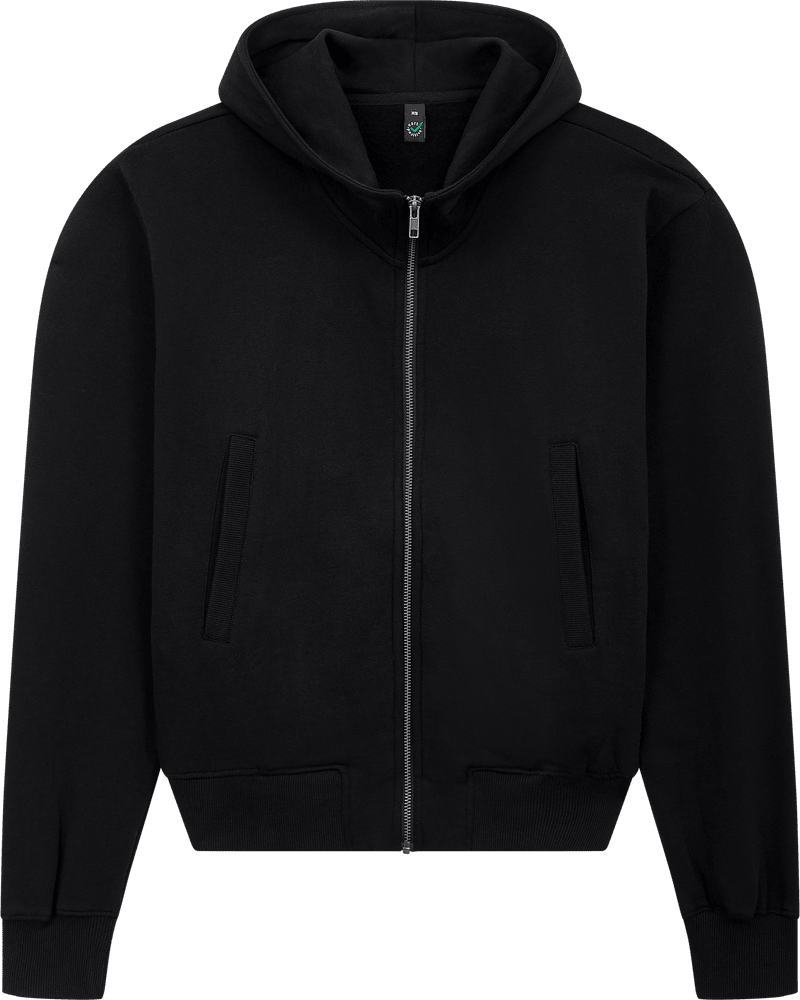 Organic Bomber Jacket Hoodie – Unisex - Bascora