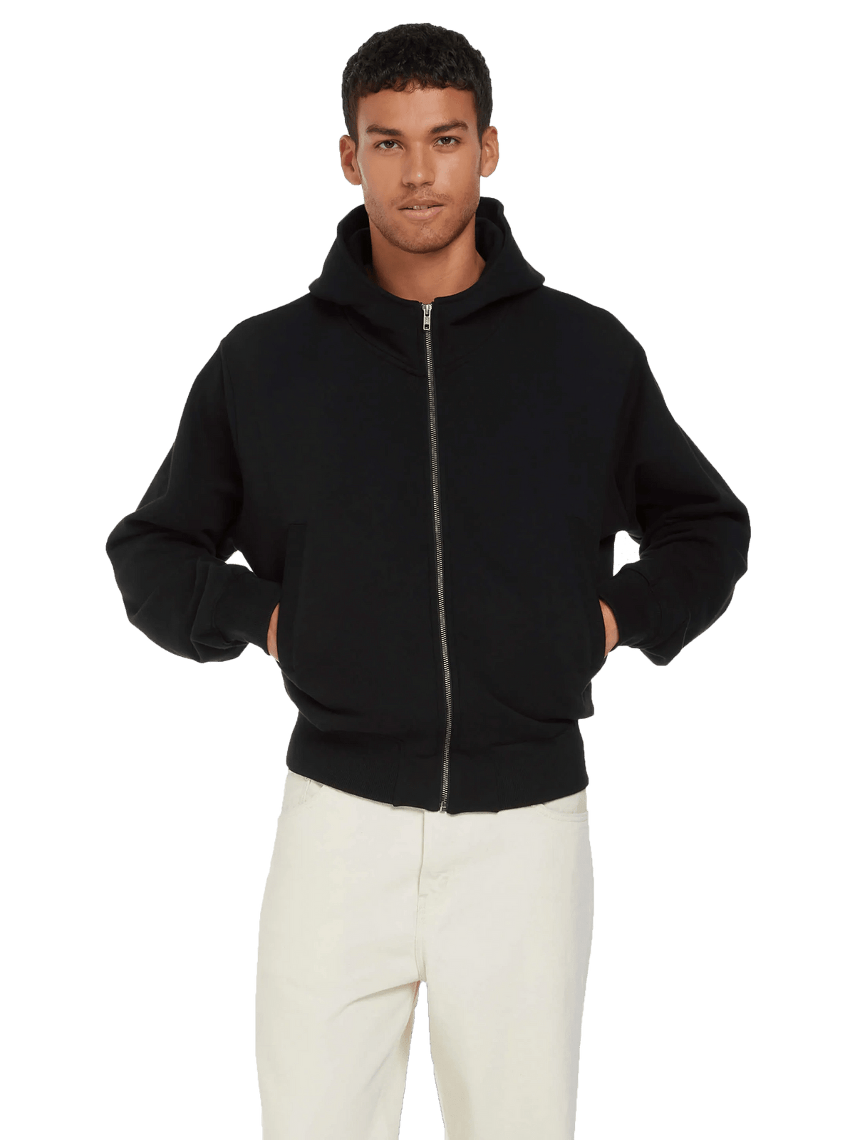 Organic Bomber Jacket Hoodie – Unisex - Bascora