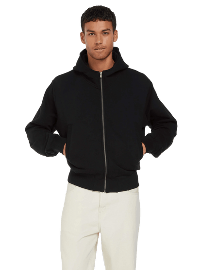 Organic Bomber Jacket Hoodie – Unisex - Bascora