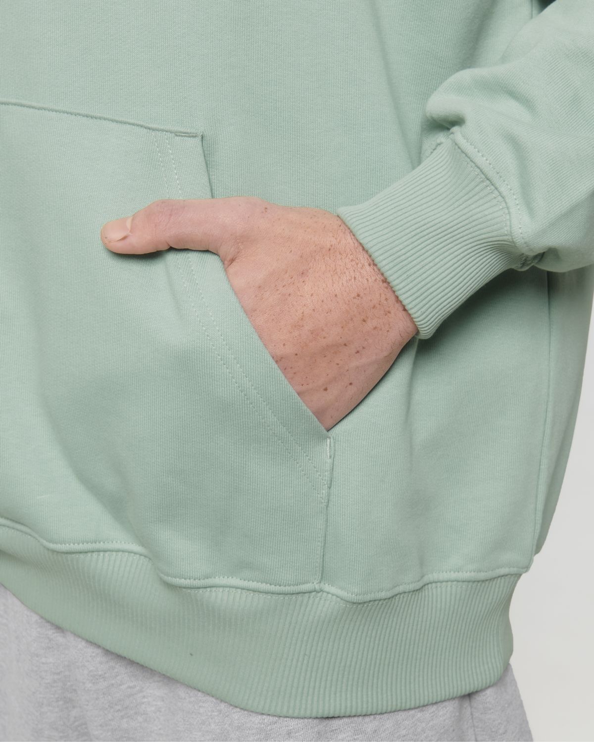Organic Boxy Heavy Hooded Sweatshirt  Bascora