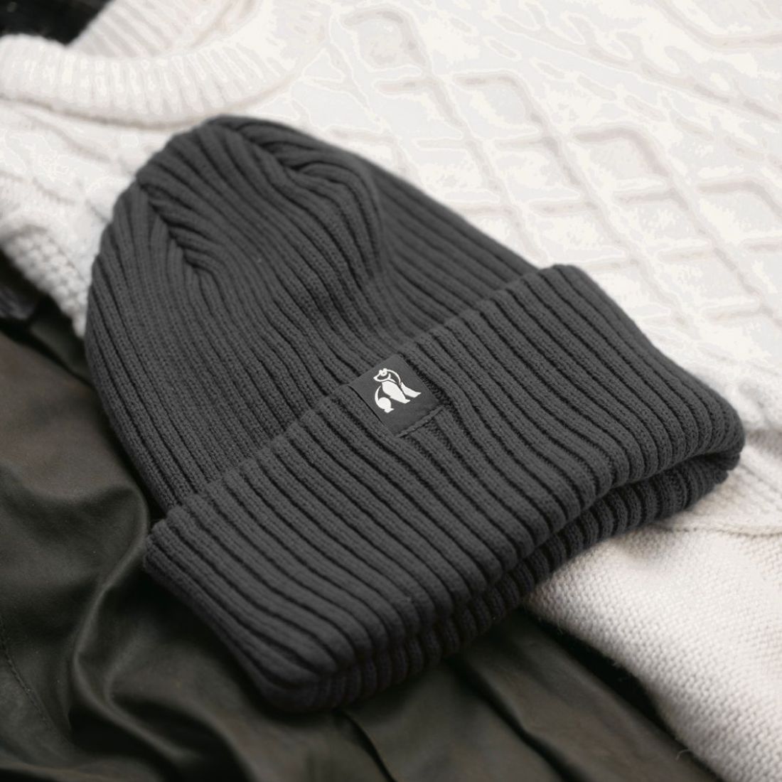 Organic Cotton Beanie – Black - Bascora