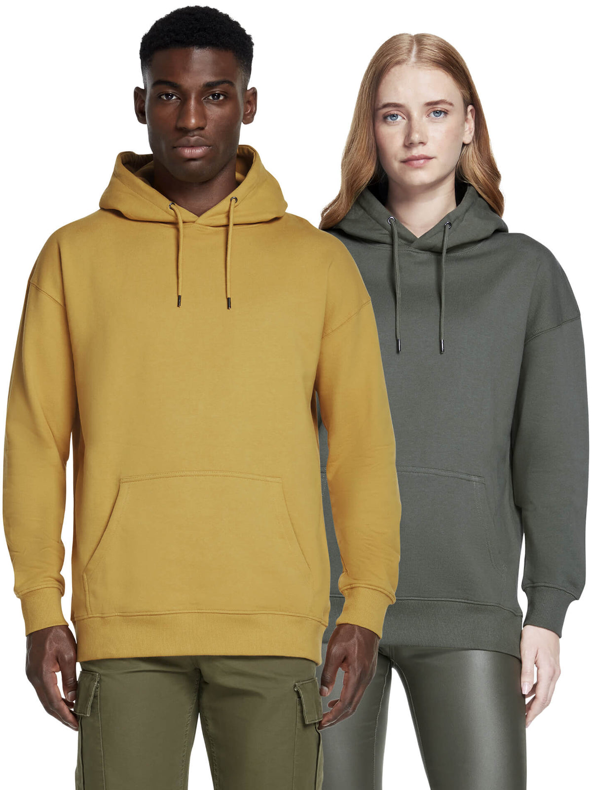 Organic Cotton Faded Hoodie: Unisex - Bascora