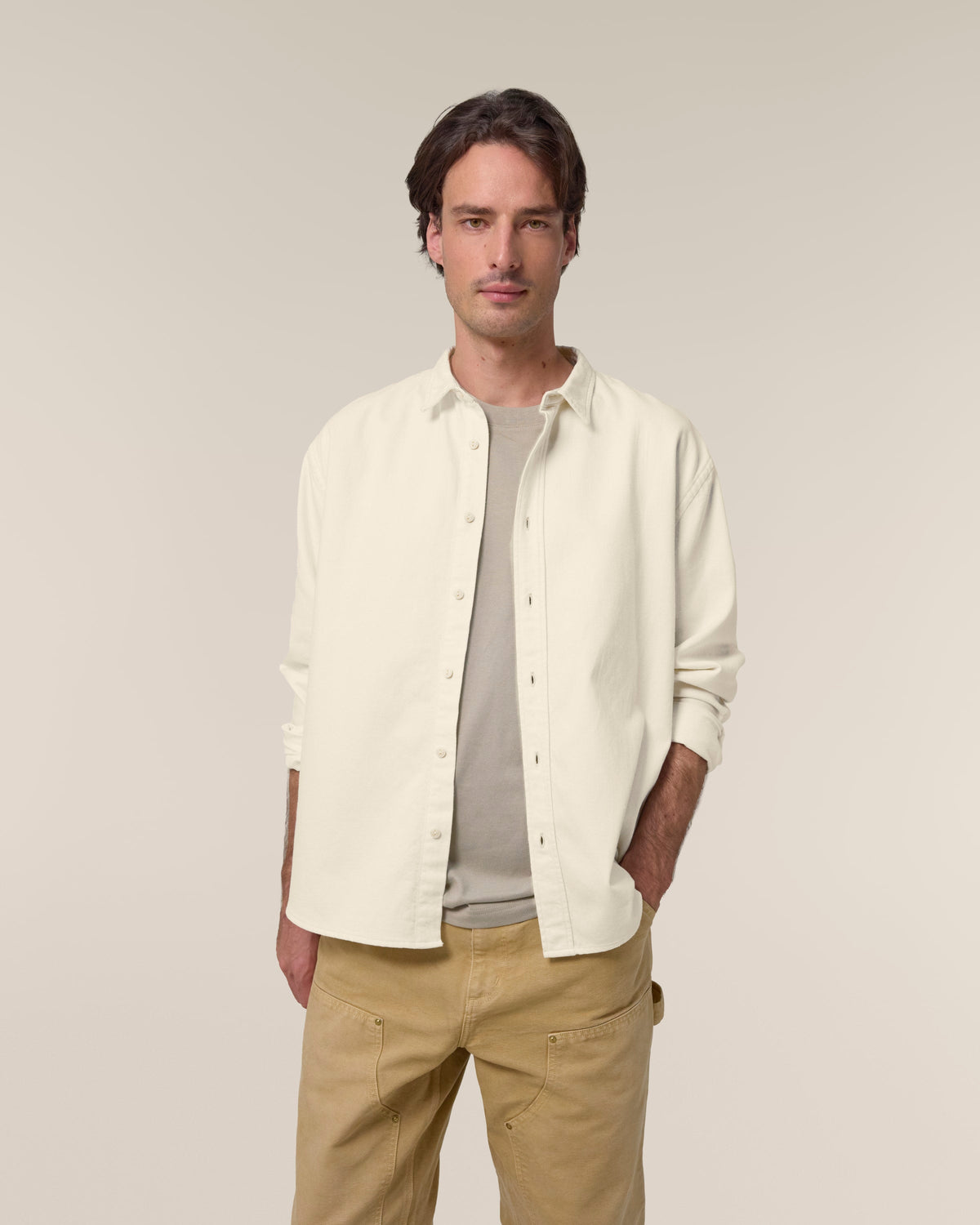 Organic Cotton Heavy Relaxed Shirt – Unisex - Bascora