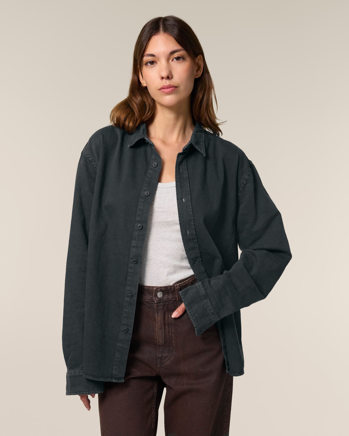 Organic Cotton Heavy Relaxed Shirt – Unisex - Bascora