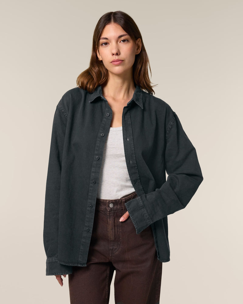 Organic Cotton Heavy Relaxed Shirt – Unisex - Bascora