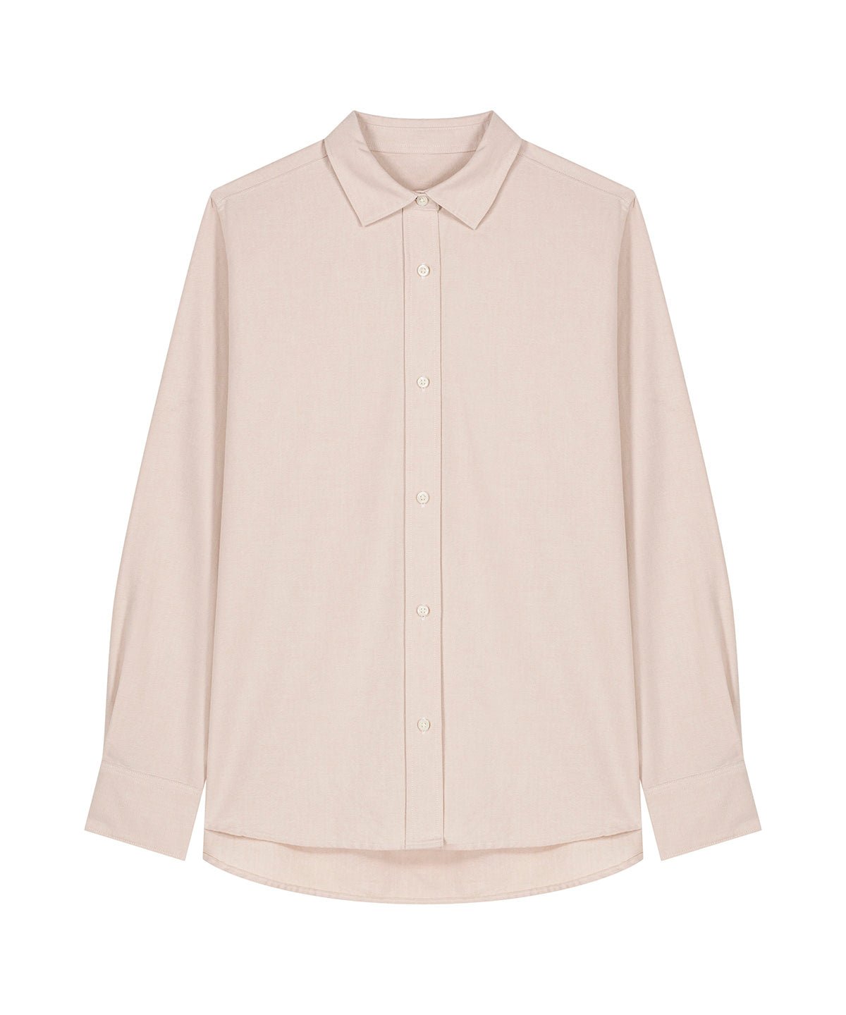 Organic Cotton Oxford Long Sleeve Shirt — Womens - Bascora