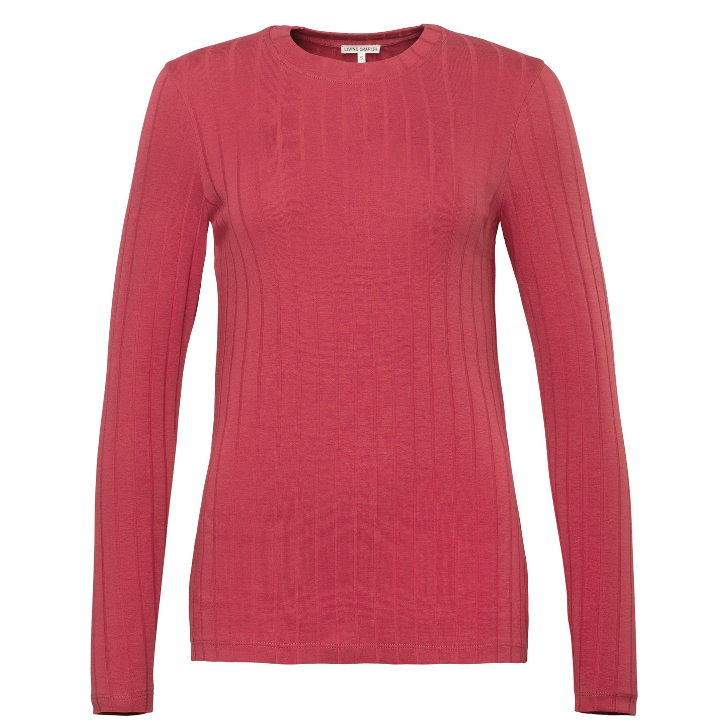 Organic Cotton Ribbed Long Sleeve T-Shirt – Women's - Bascora