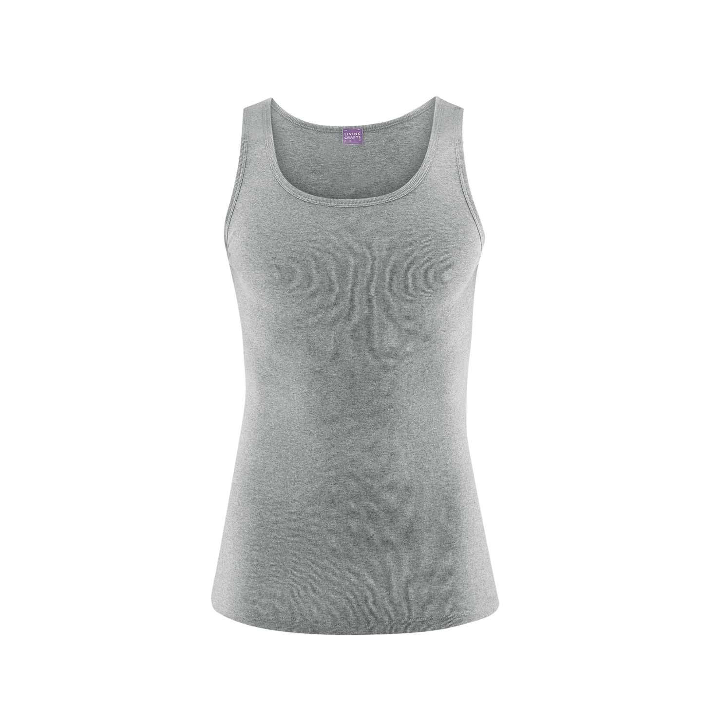 Organic Cotton Ribbed Vest — Mens - Bascora