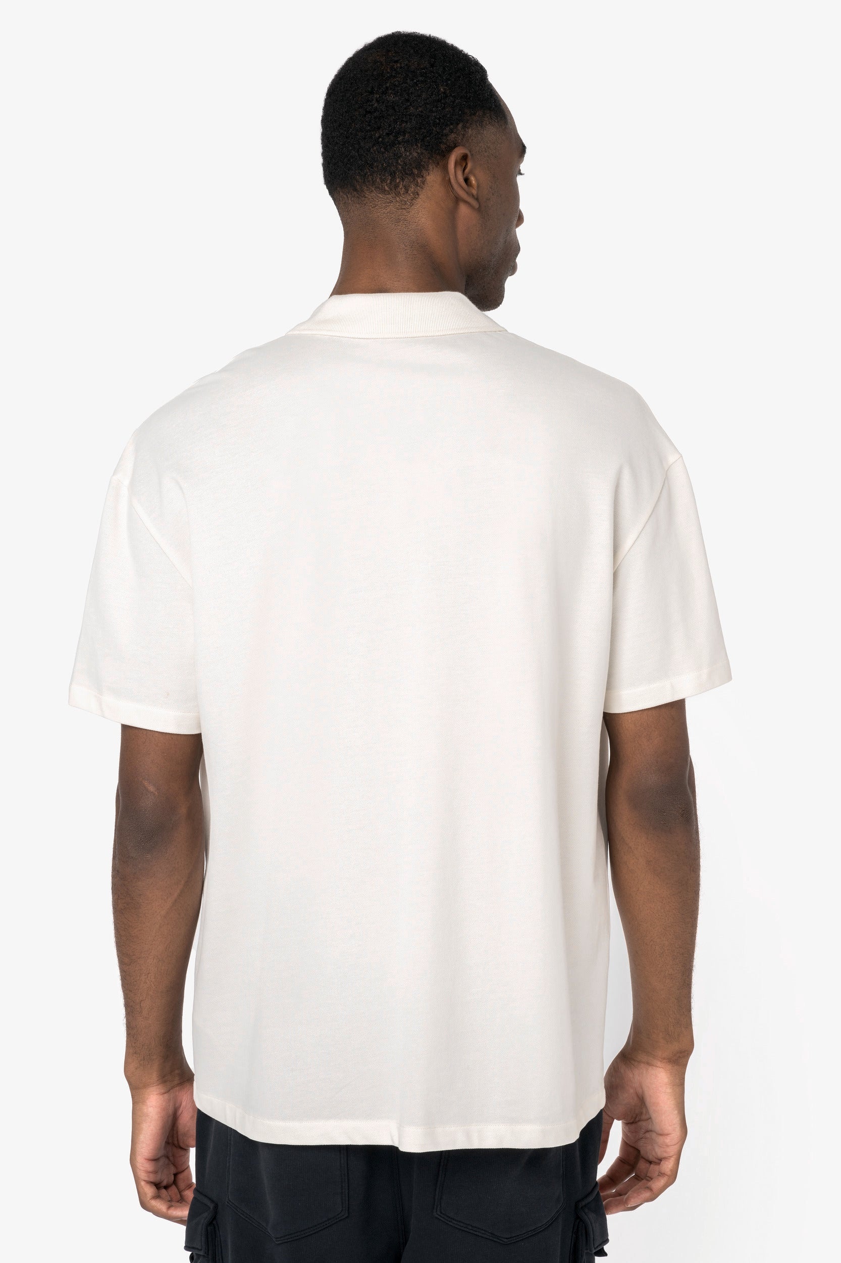 Organic Drop Shoulder Polo Shirt – Men's - Bascora