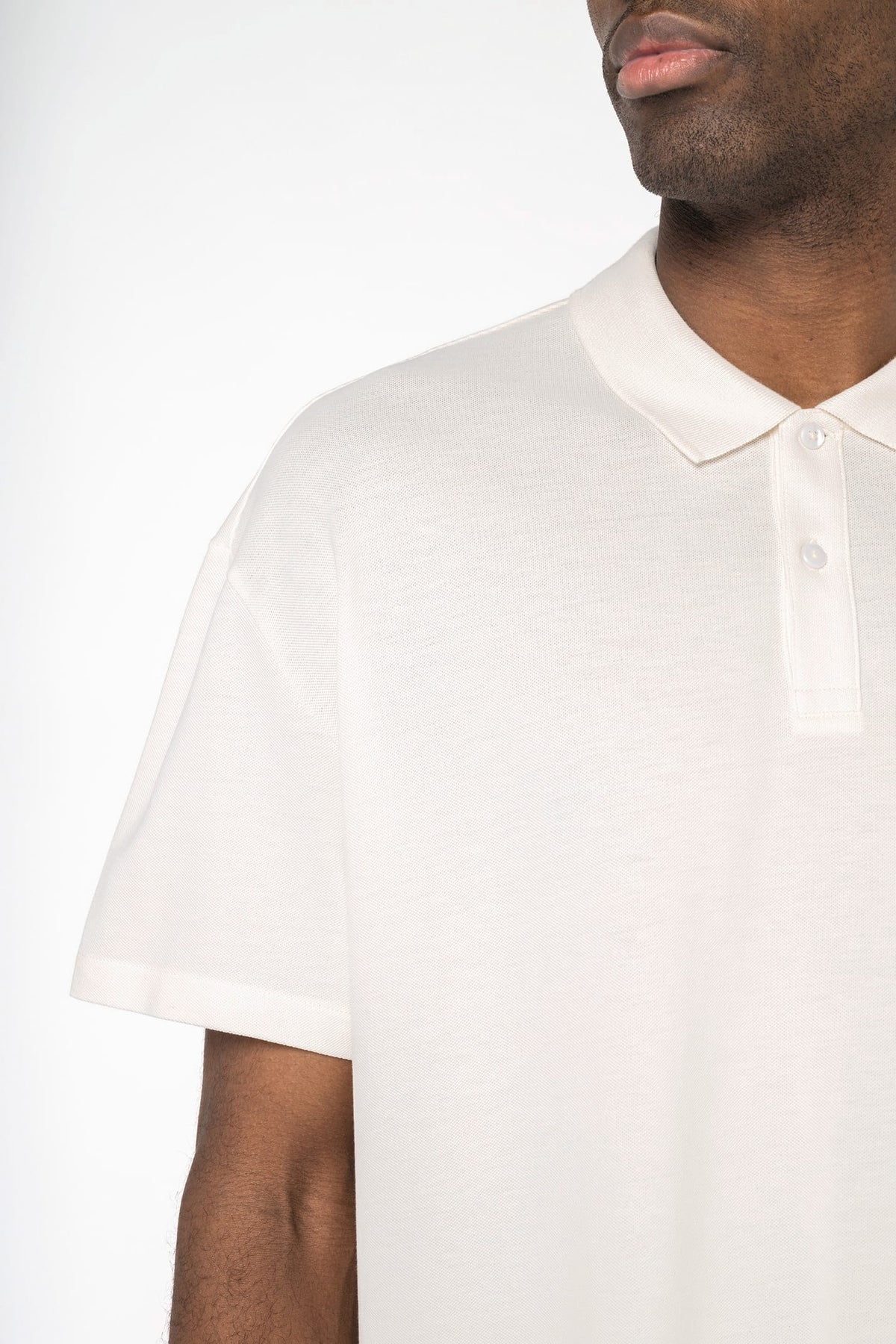 Organic Drop Shoulder Polo Shirt – Men's - Bascora
