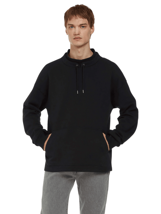 Organic Mock Neck Sweatshirt — Unisex - Bascora