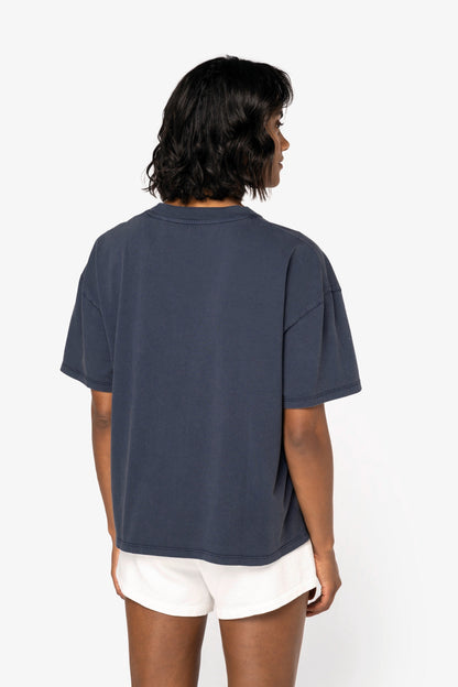 Organic Oversize Washed T-Shirt – Women's - Bascora