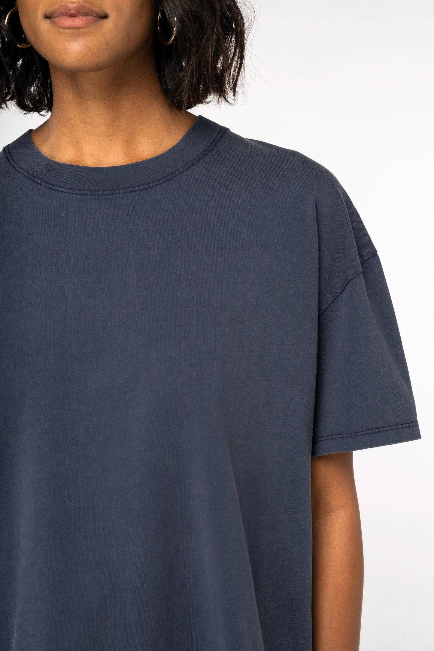 Organic Oversize Washed T-Shirt – Women's - Bascora