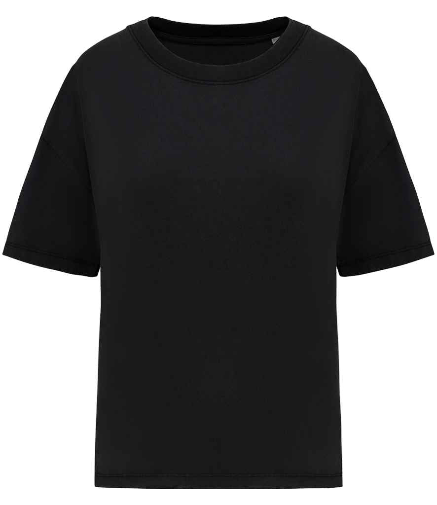 Organic Oversize Washed T-Shirt – Women's - Bascora