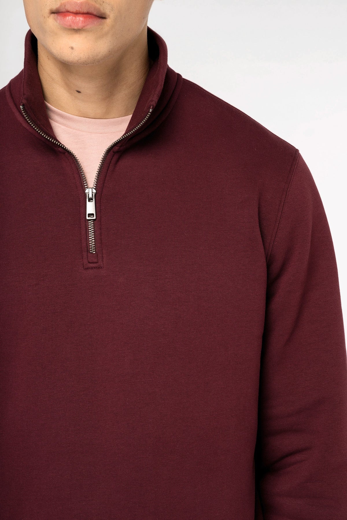 Organic Quarter Zip Sweatshirt – Men's - Bascora
