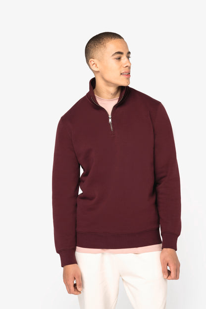 Organic Quarter Zip Sweatshirt – Men's - Bascora