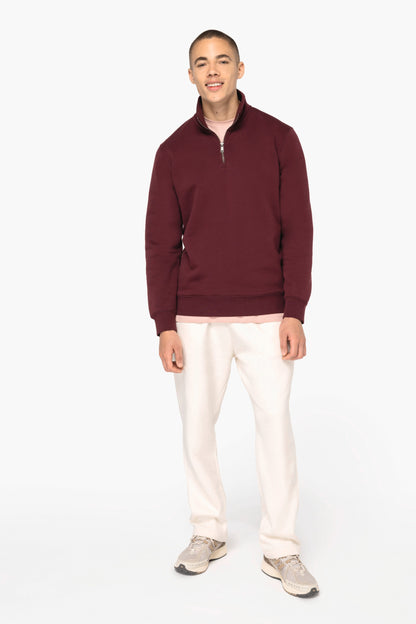 Organic Quarter Zip Sweatshirt – Men's - Bascora