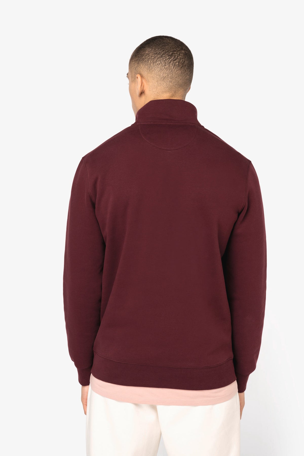 Organic Quarter Zip Sweatshirt – Men's - Bascora