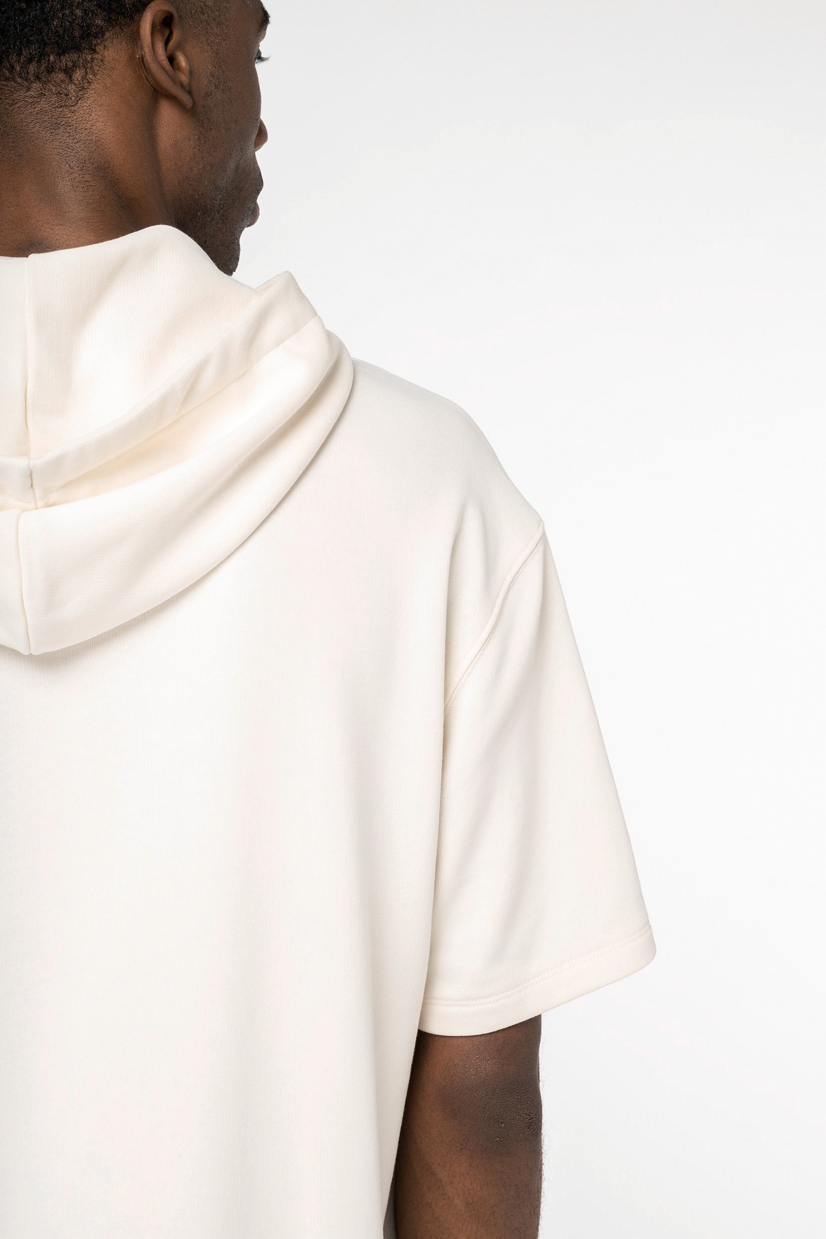 Organic Short Sleeve T-Shirt Hoodie - Bascora