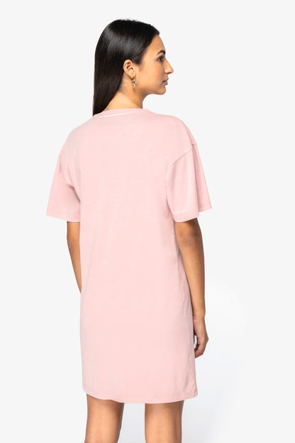 Organic Stonewash T-Shirt Dress - Bascora