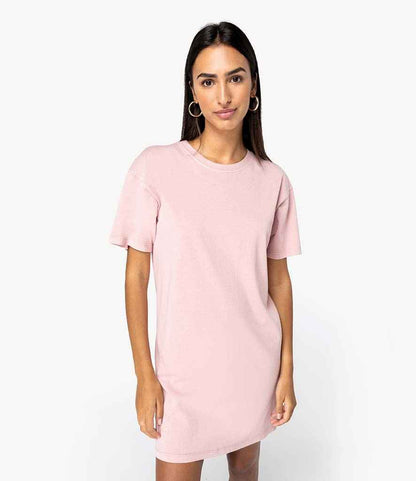 Organic Stonewash T-Shirt Dress - Bascora