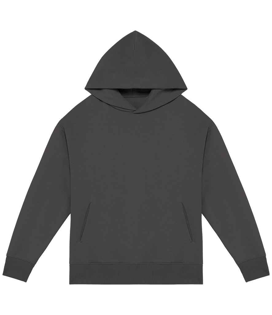 dark Organic Oversized Drop Shoulder Hoodie | Bascora