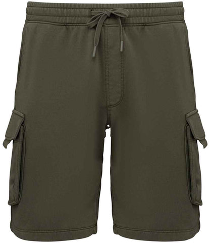 Organic Washed Effect Cargo Shorts - Bascora