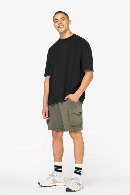 Organic Washed Effect Cargo Shorts - Bascora