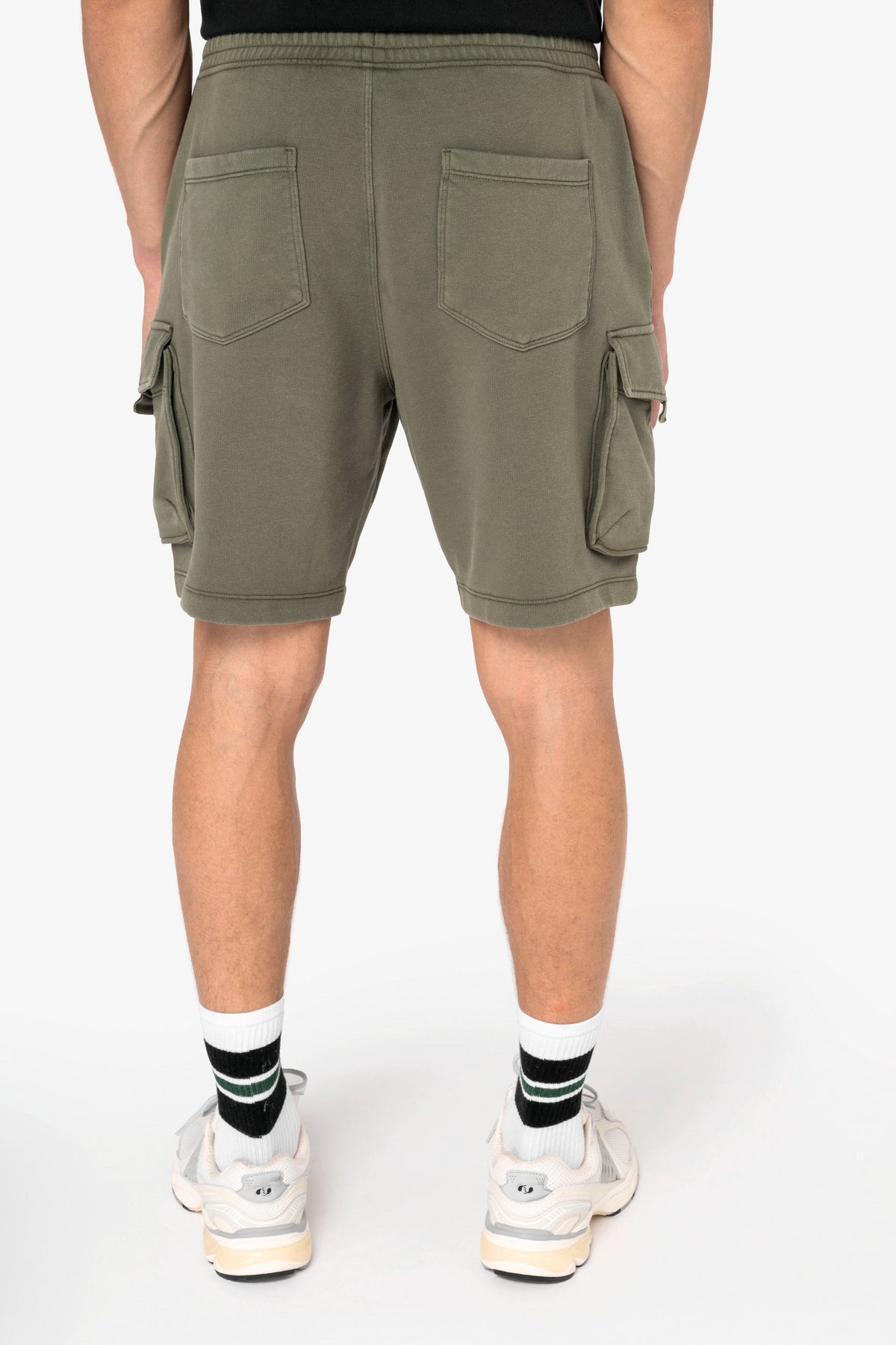 Organic Washed Effect Cargo Shorts - Bascora