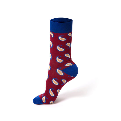 Organics Collection - Paisley Socks Design - Bascora