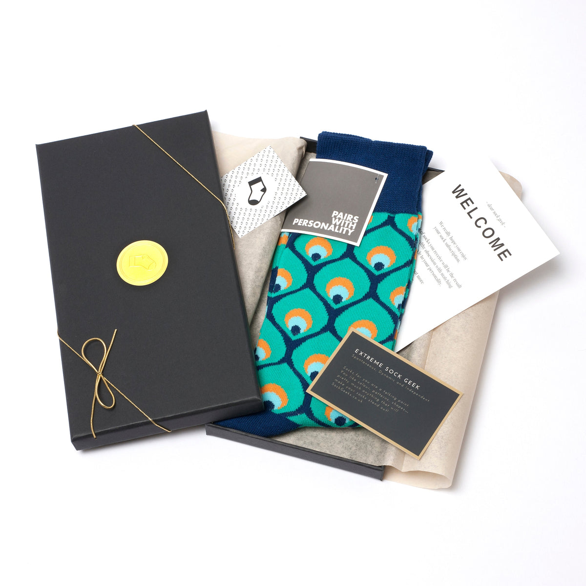 Organics Collection - Peacock Socks - Bascora