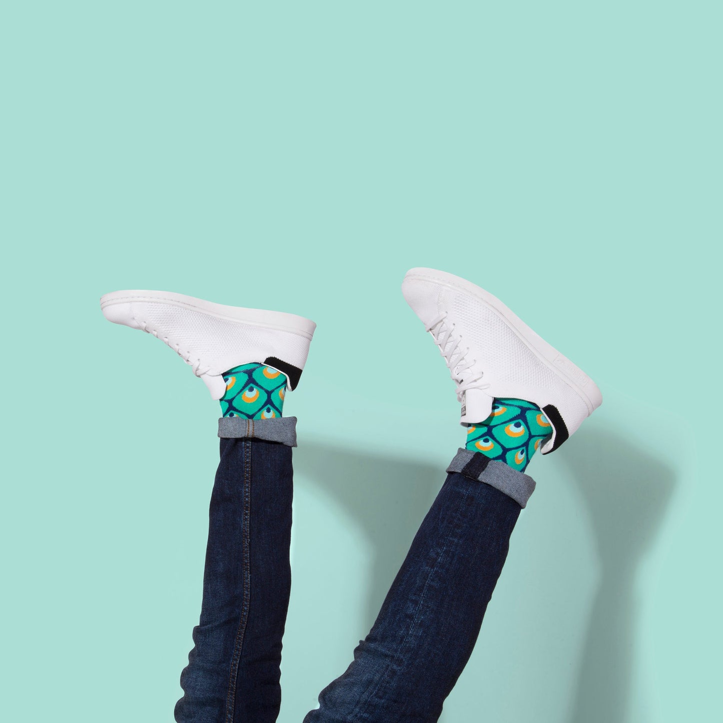 Organics Collection - Peacock Socks - Bascora
