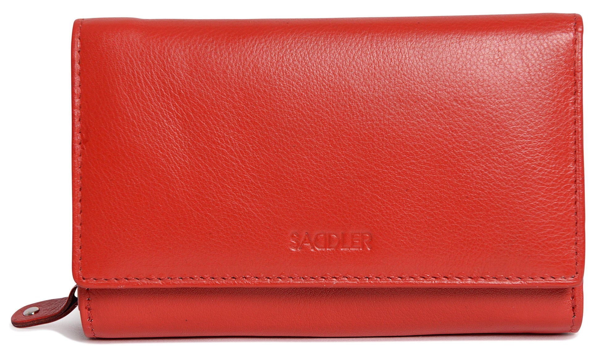 Paula RFID Leather Trifold Purse - Bascora