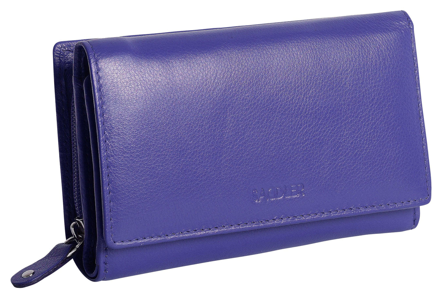 Paula RFID Leather Trifold Purse - Bascora