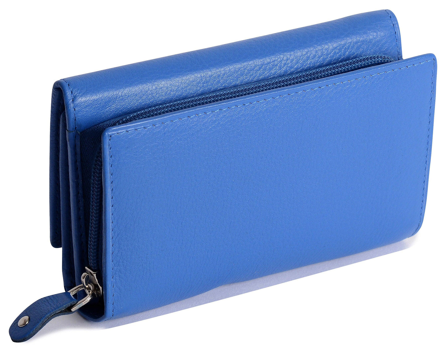 Paula RFID Leather Trifold Purse - Bascora